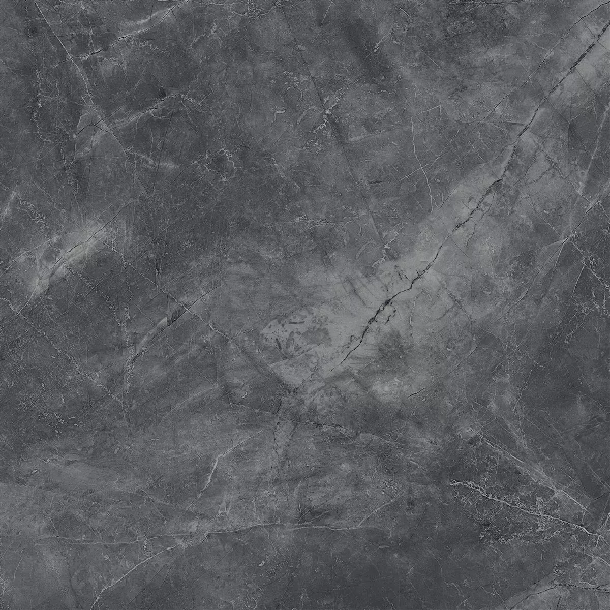 Angola Leštěná Černá 60x60 cm