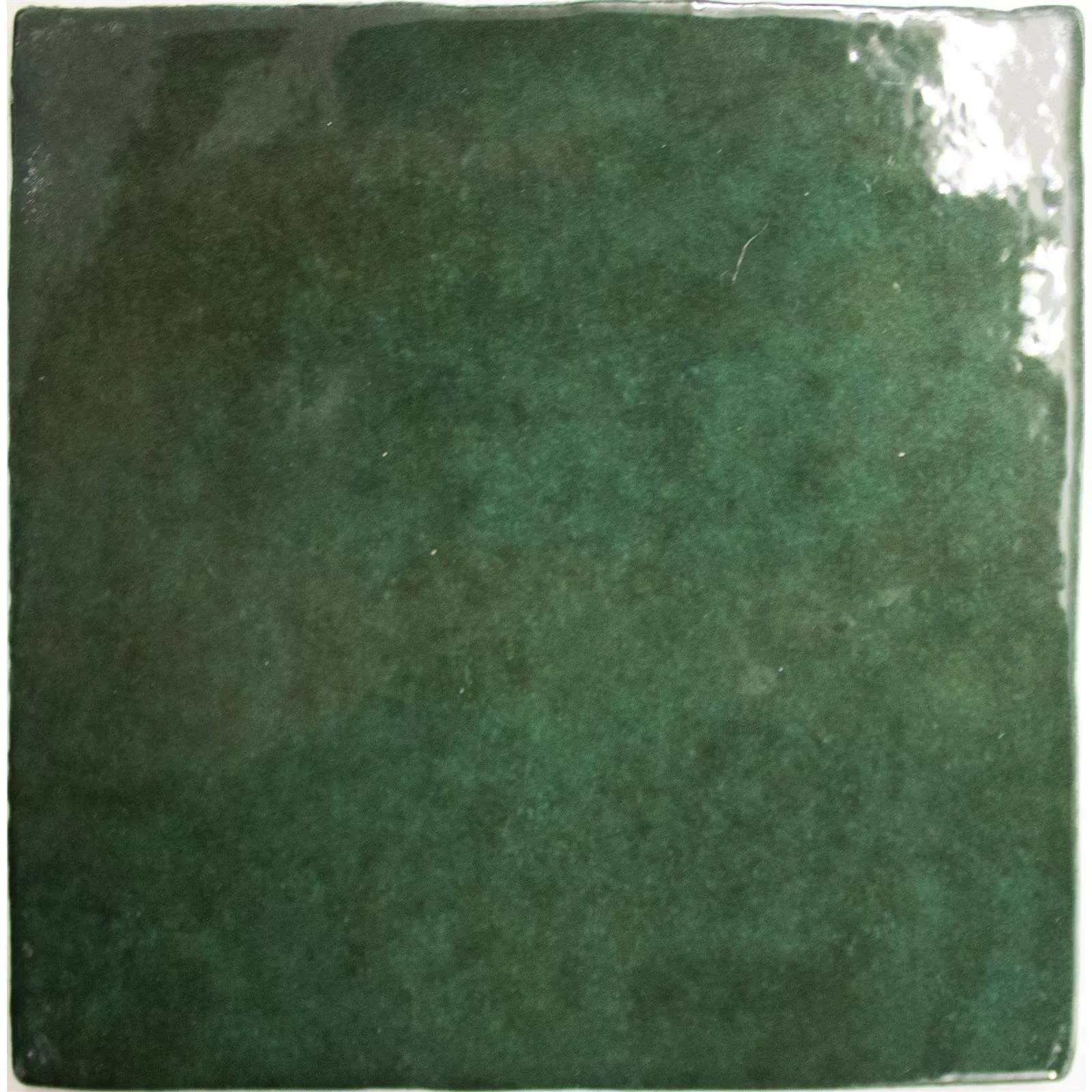 Nástěnné Obklady Concord Vlnová Optika Mechově Zelená 13,2x13,2cm