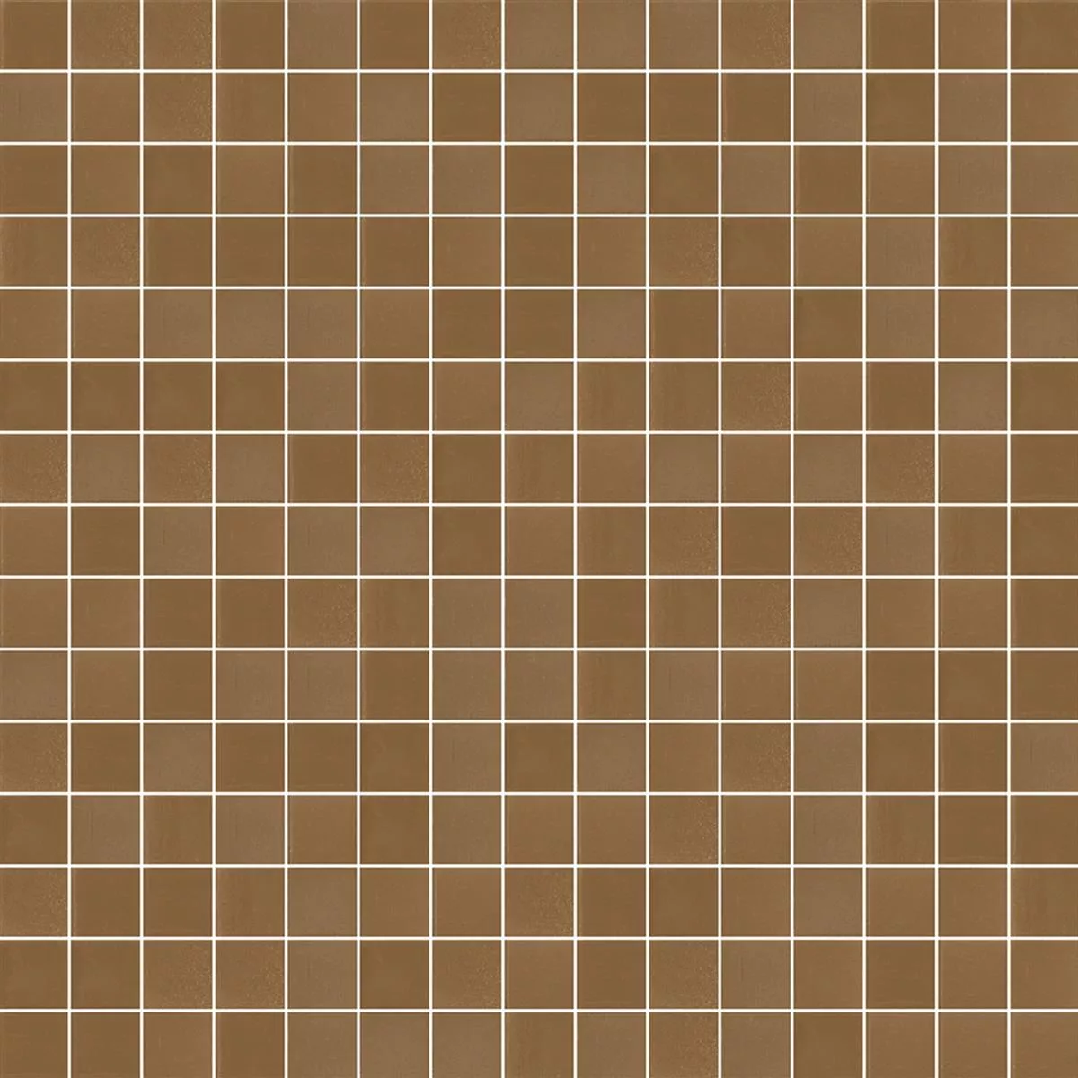 Skleněná Mozaika Dlaždice Trend-Vi Vitreo 191 Káva Hnědá 20x20mm