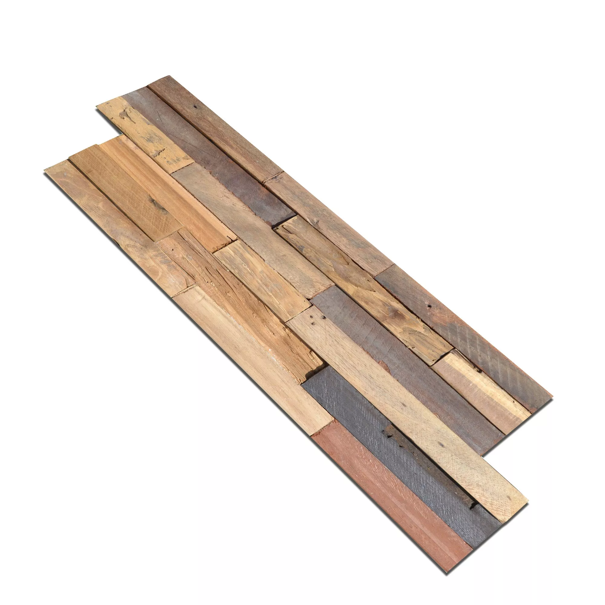 Vzorek Obkladové Desky Dřevěné Cihly Luxemburg Hnědá 15x60cm