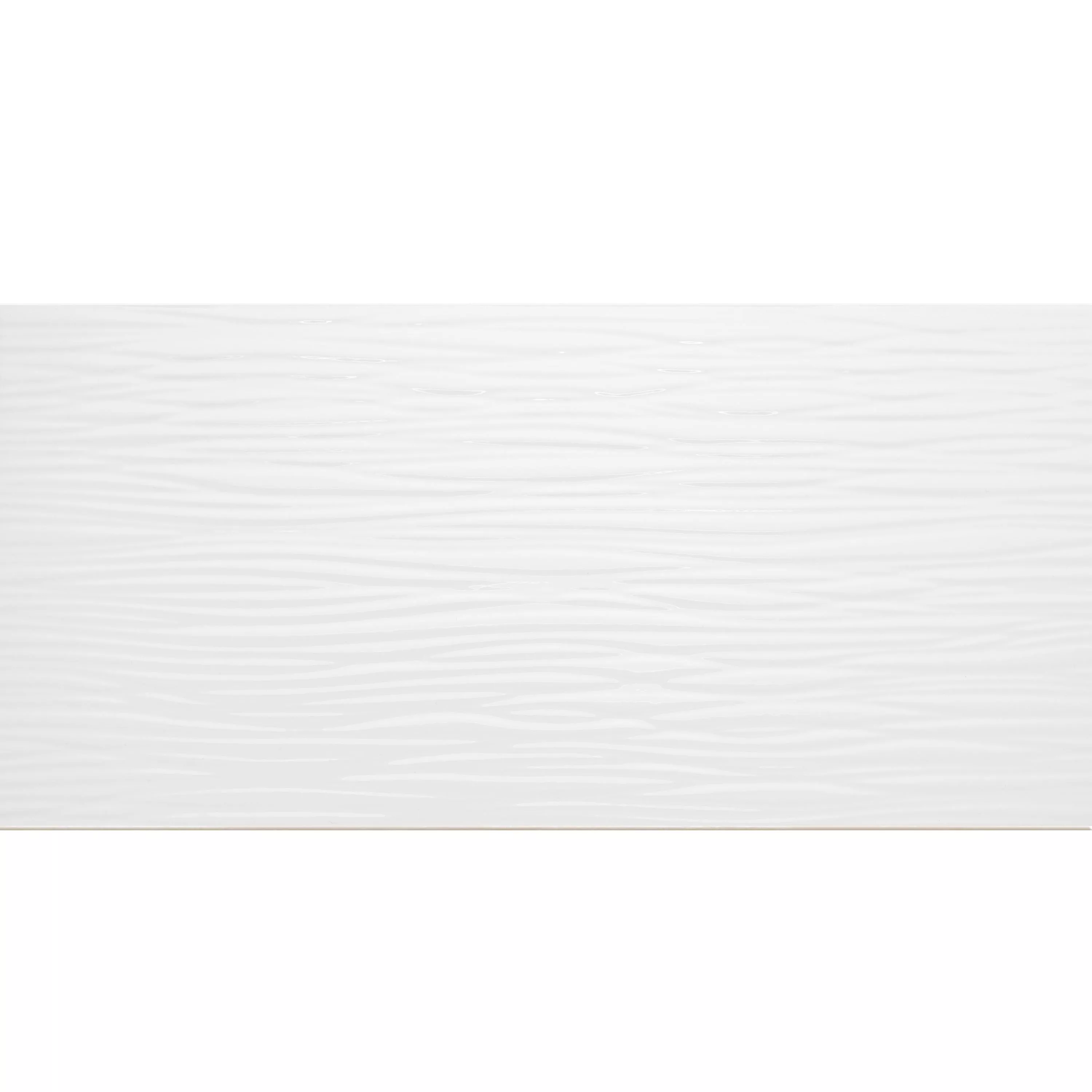 Vzorek Nástěnné Obklady Norway Strukturovaný Lesklá 25x50cm Bílá