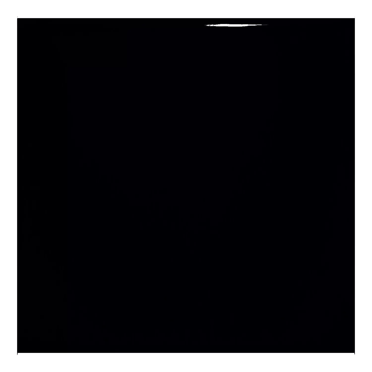 Dlaždice metra Černá Lesklá 10x10 cm Bez Fazety Freyburg Negro