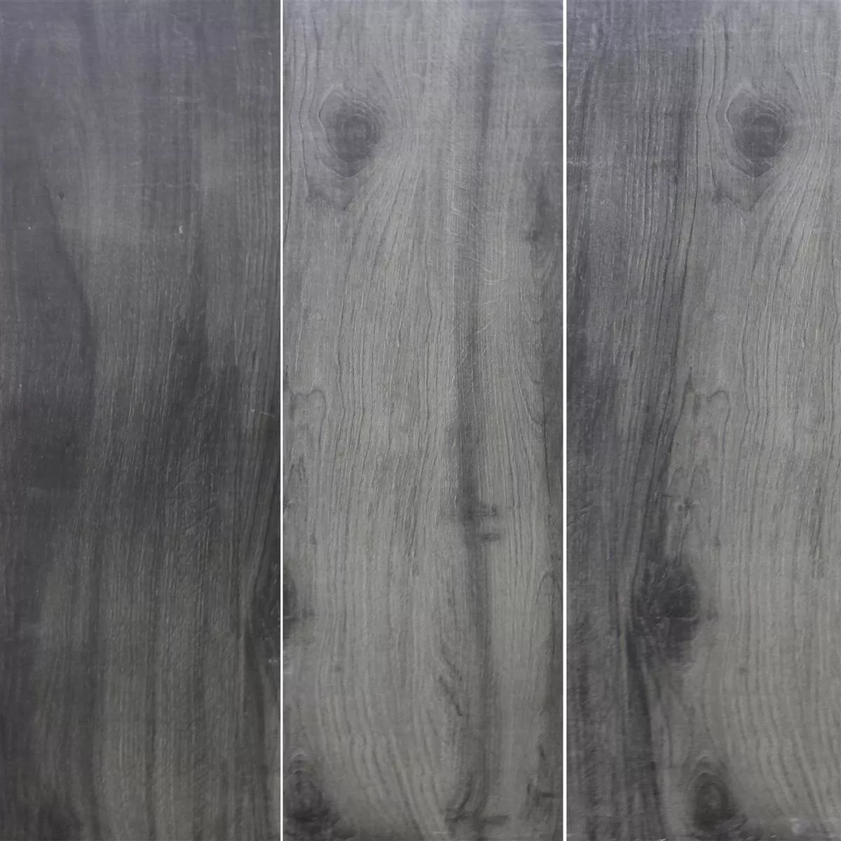 Vzorek Podlahové Dlaždice Elmwood Dřevěný Vzhled 20x120cm Antracitová Šedá