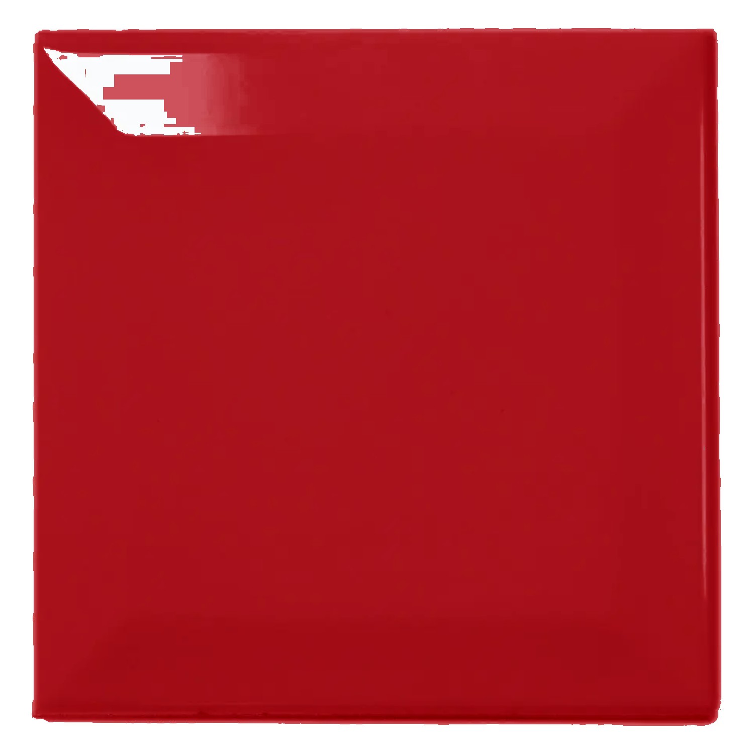 Dlaždice metra Červená Lesklá 10x10 cm Fazeta Catarina Fuego