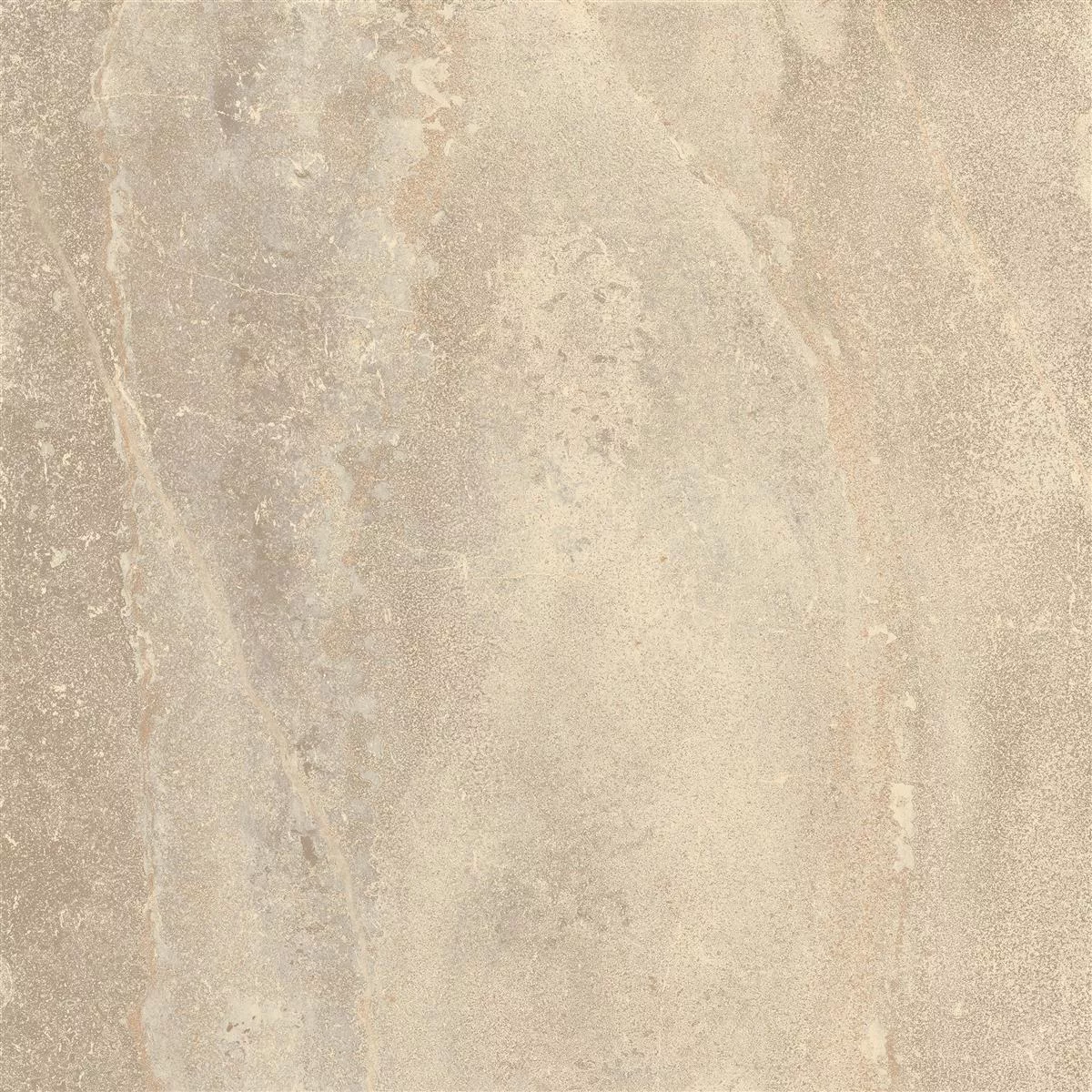 Vzorek Podlahové Dlaždice Detmold Vzhled Přírodního Kamene 60x60cm Béžová