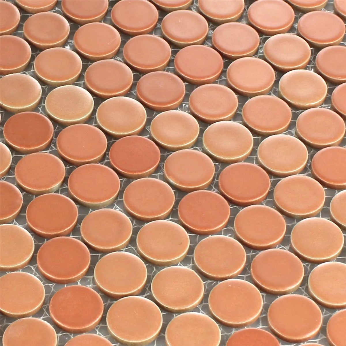 Vzorek Mozaiková Dlaždice Keramika Knoflíková Zaoblený Terakota