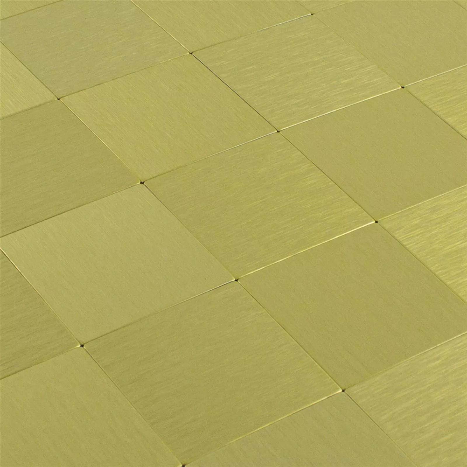 Vzorek z Mozaiková Dlaždice Kov Samolepicí Vryburg Zlatá Čtverec 