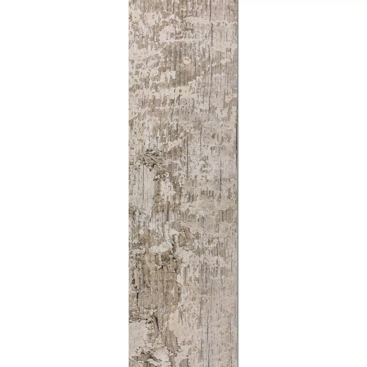 Vzorek Dřevěný Vzhled Podlahové Dlaždice Mountain White 15x90cm