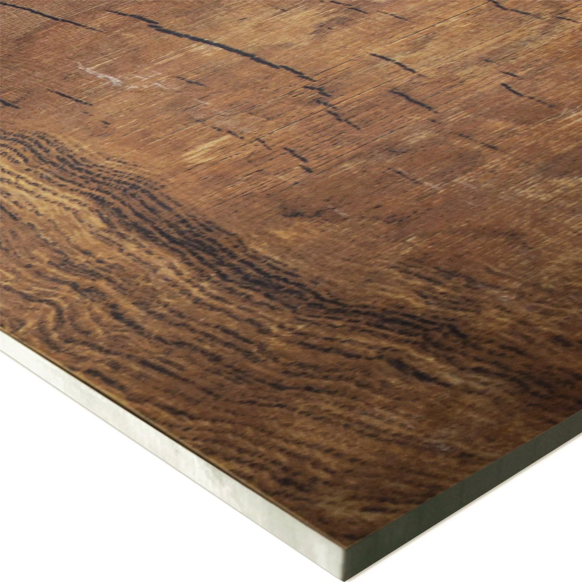 Vzorek Podlahová Dlaždice Herakles Dřevěný Vzhled Brown 20x120cm