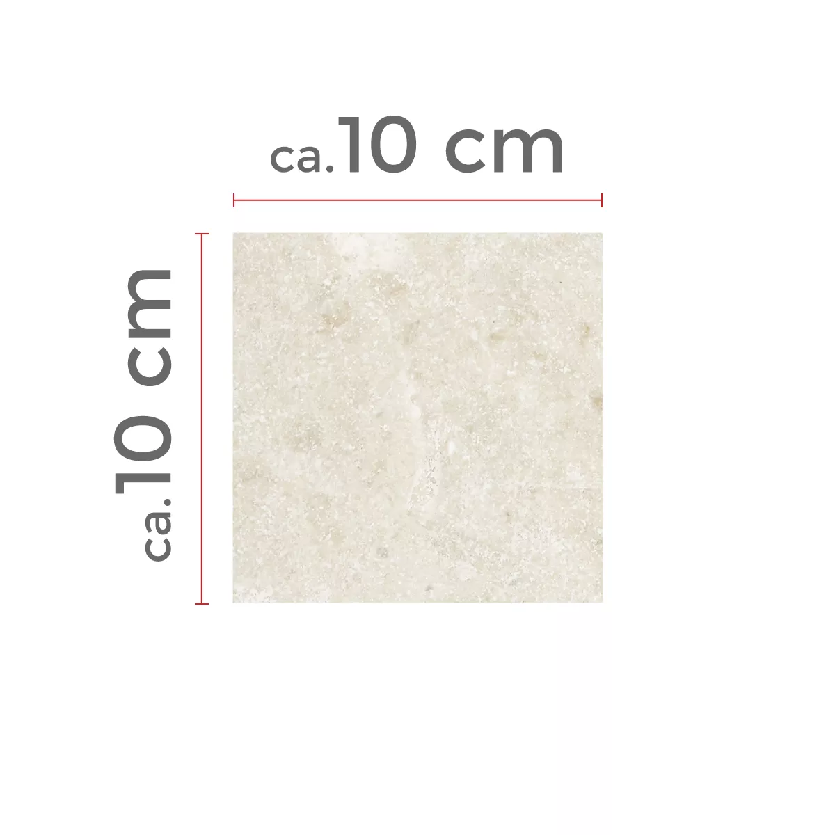 Vzorek Dlaždice Z Přírodního Kamene Mramor Afyon Béžová 10x10cm
