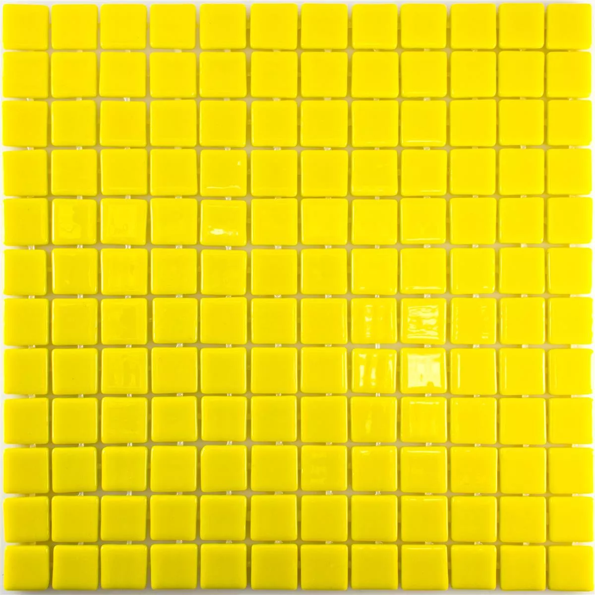 Vzorek Sklo Pool Plavecký bazén Mozaika Pixley Žlutá