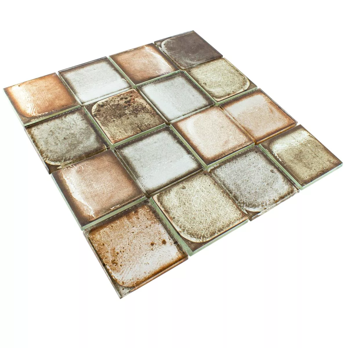 Skleněná Mozaika Dlaždice Cementový Vzhled Granada Béžová