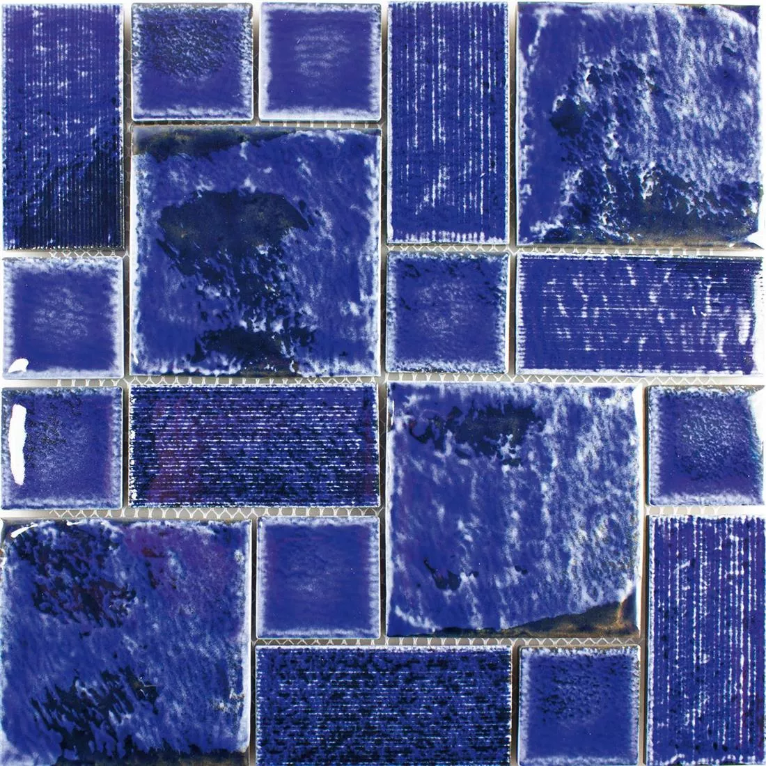 Keramika Keramická Mozaika Bangor Lesklá Modrá Mix