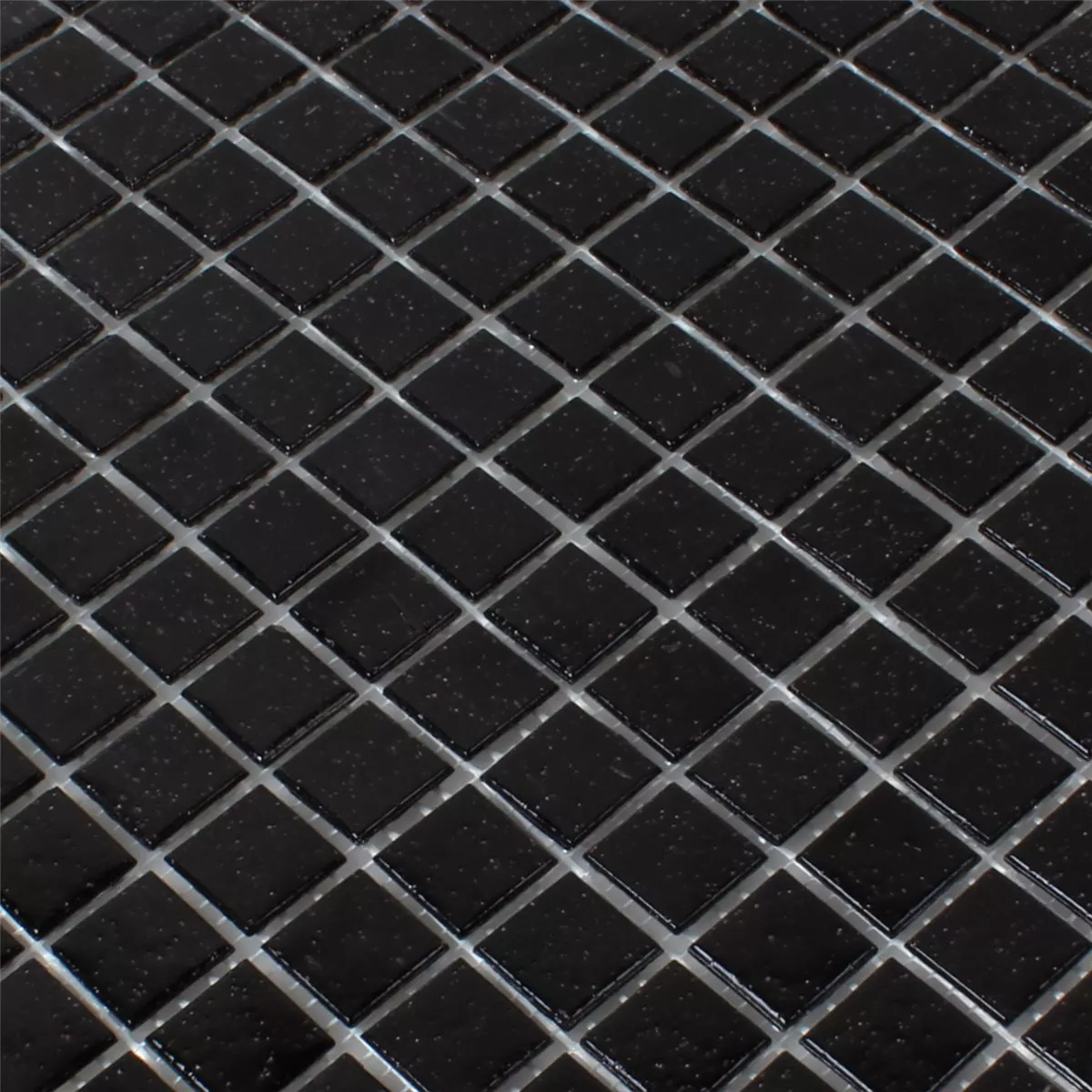Mozaiková Dlaždice Sklo Černá Uni 20x20x4mm