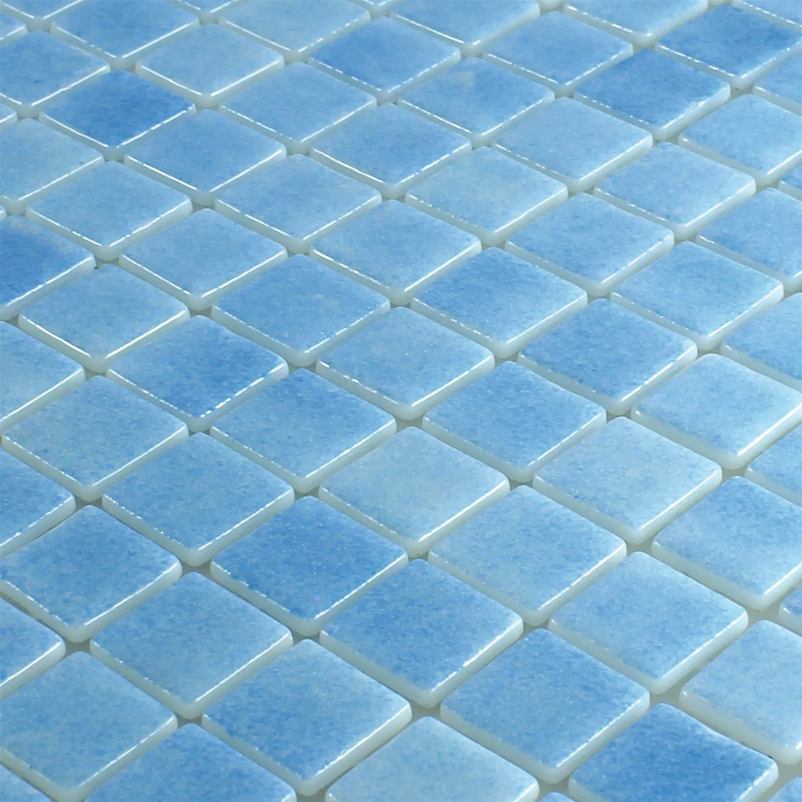 Sklo Plavecký Bazén Mozaika Antonio Světle Modrá