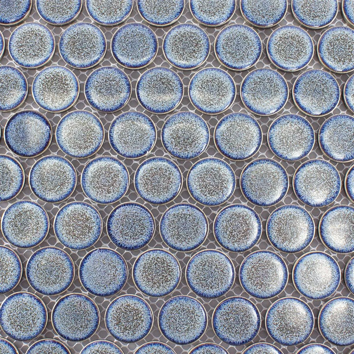 Keramika Knoflíková Mozaiková Dlaždice Mission Modrošedá