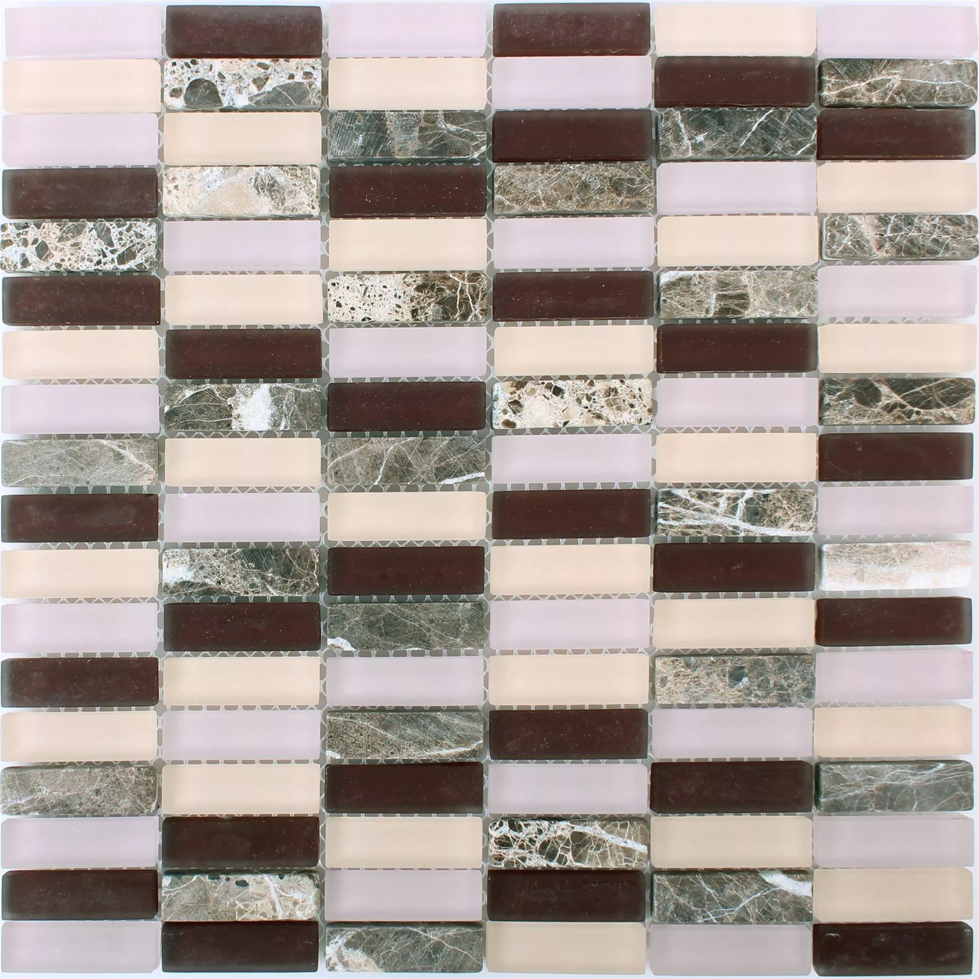 Vzorek Skleněná Mozaika Dlaždice Z Přírodního Kamene Conrad Lila Hnědá Béžová