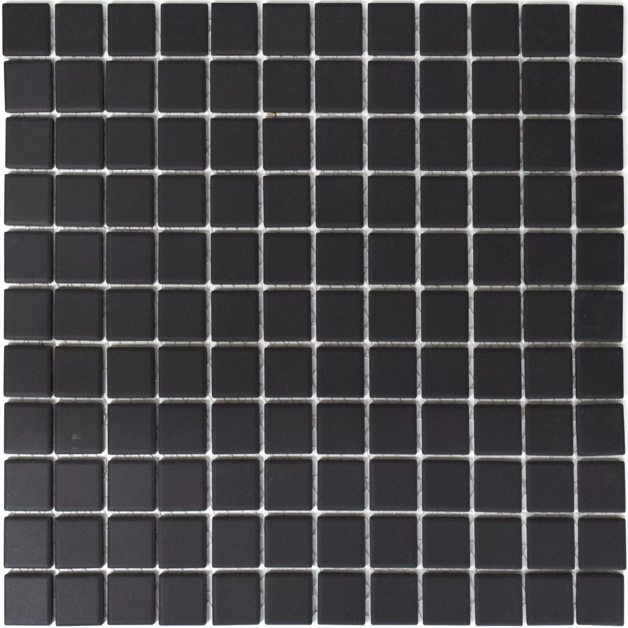 Vzorek Keramická Mozaikové Miranda Protiskluzová Černá Neglazovaný Q25