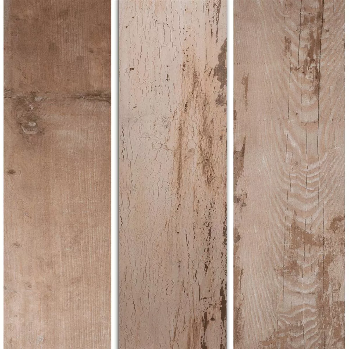 Vzorek Podlahové Dlaždice Dřevěný Vzhled Global Písková 20x180cm