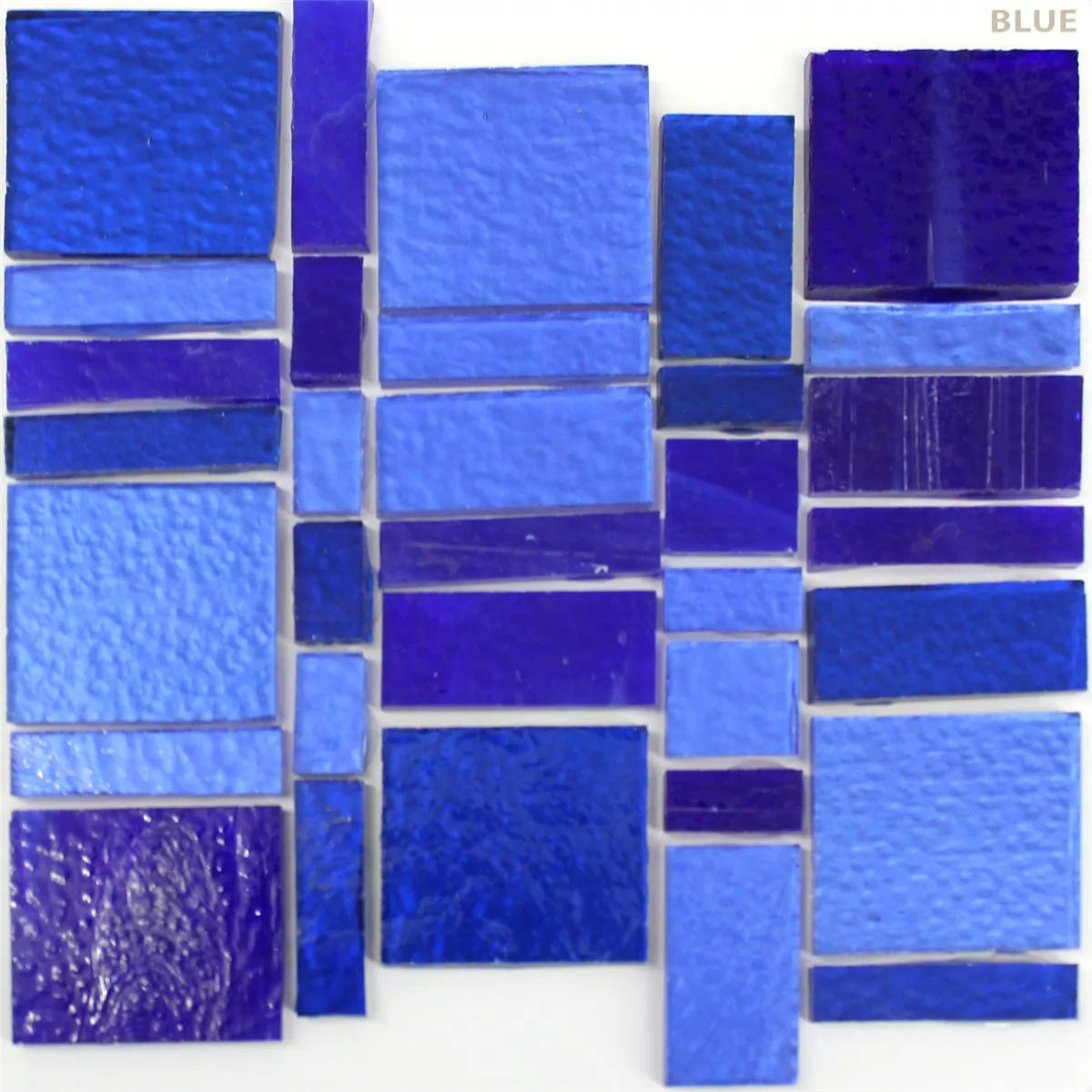 Skleněné Dlaždice Trend Recyklace Mozaika Liberty Blue
