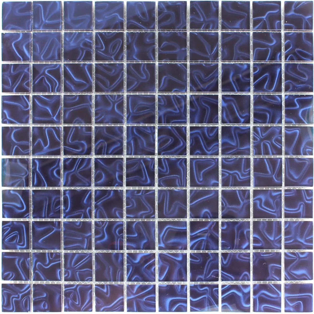 Mozaiková Dlaždice Sklo Calypso Modrá