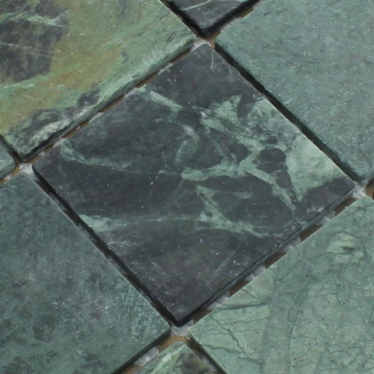 Vzorek Mozaiková Dlaždice Mramor 98x98x8mm Verde Zelená