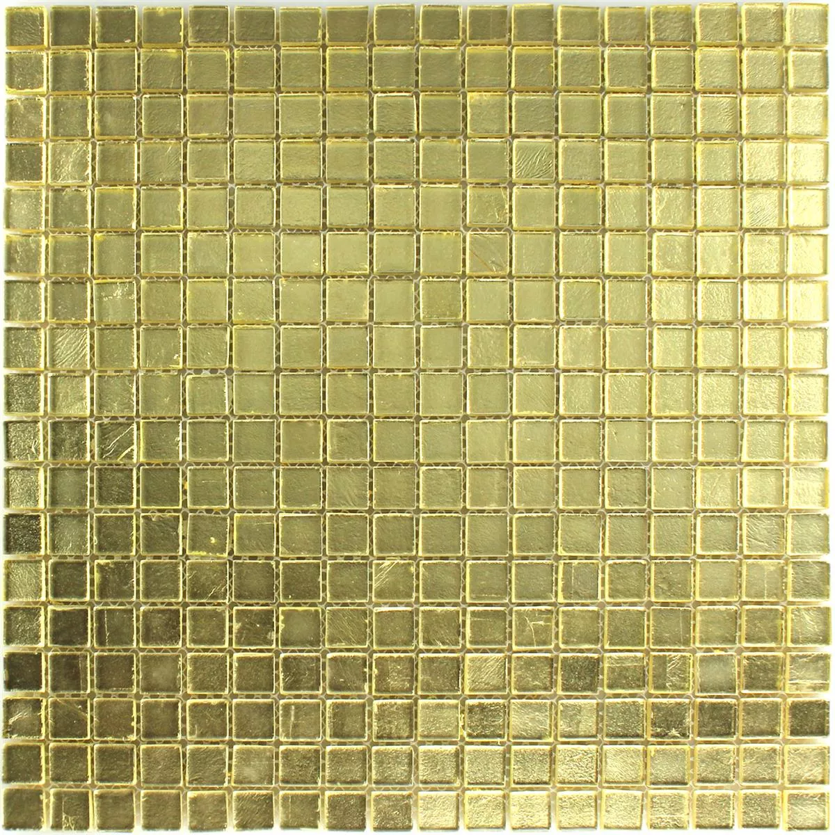 Vzorek Skleněná Mozaika Dlaždice Capone Zlatá