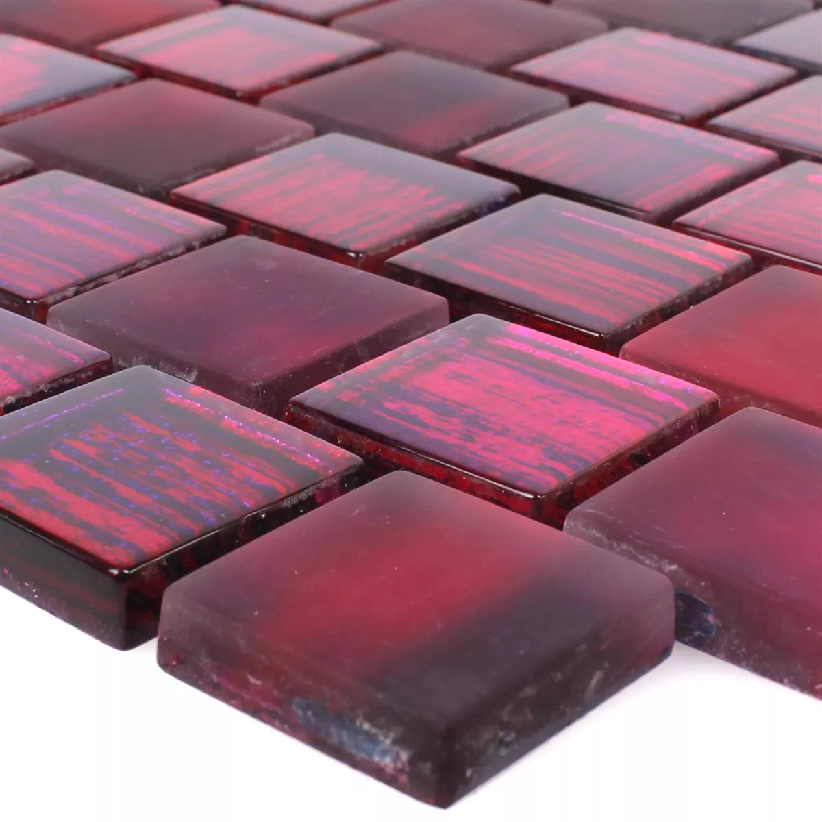 Skleněná Mozaika Dlaždice Lanzarote Růžová Pink