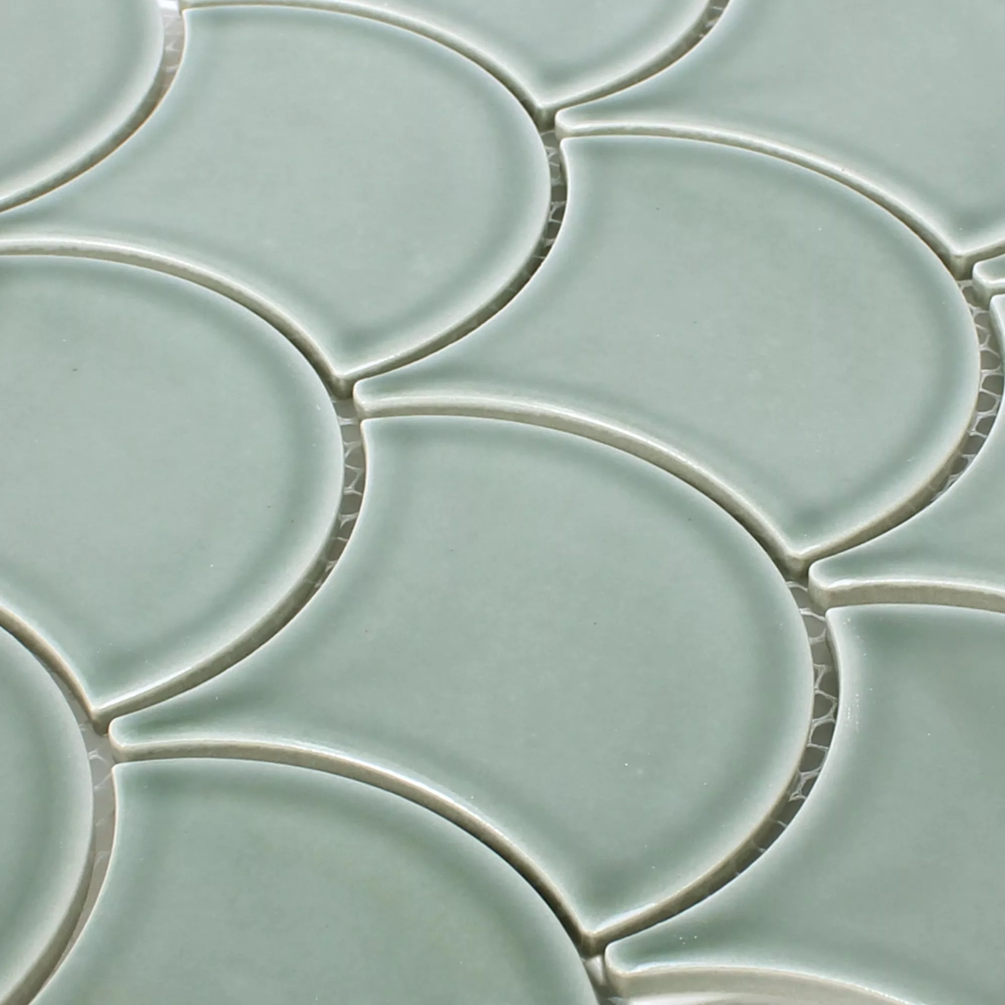 Vzorek Keramika Mozaiková Dlaždice Madison Zelená