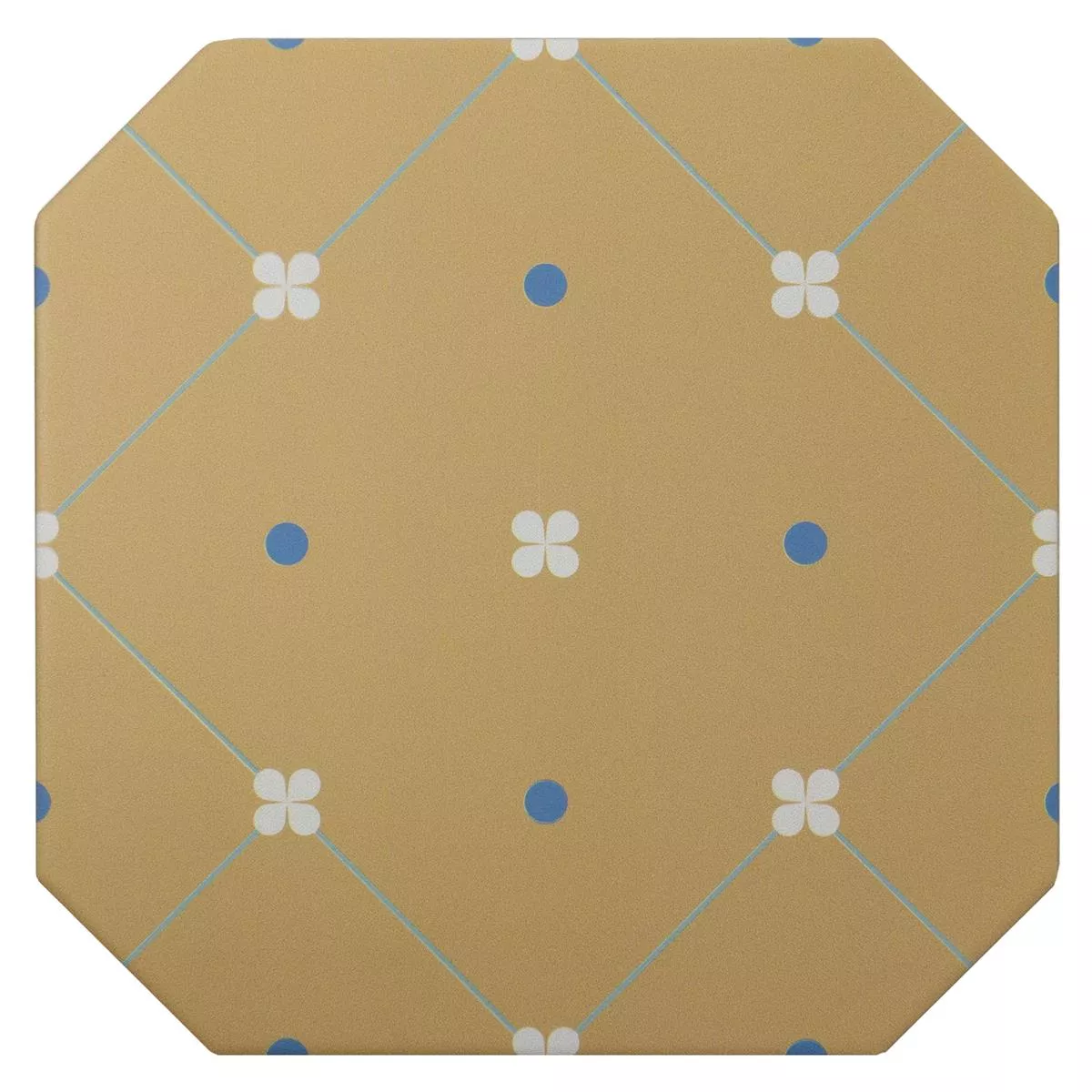 Kameniny S Porcelánovou Povrchovou Úpravou Dlaždice Genexia Decor Béžová Osmiúhelník 20x20cm Kameniny S Porcelánovou Povrchovou Úpravou Dlaždice Genexia Decor Béžová Osmiúhelník 20x20cm