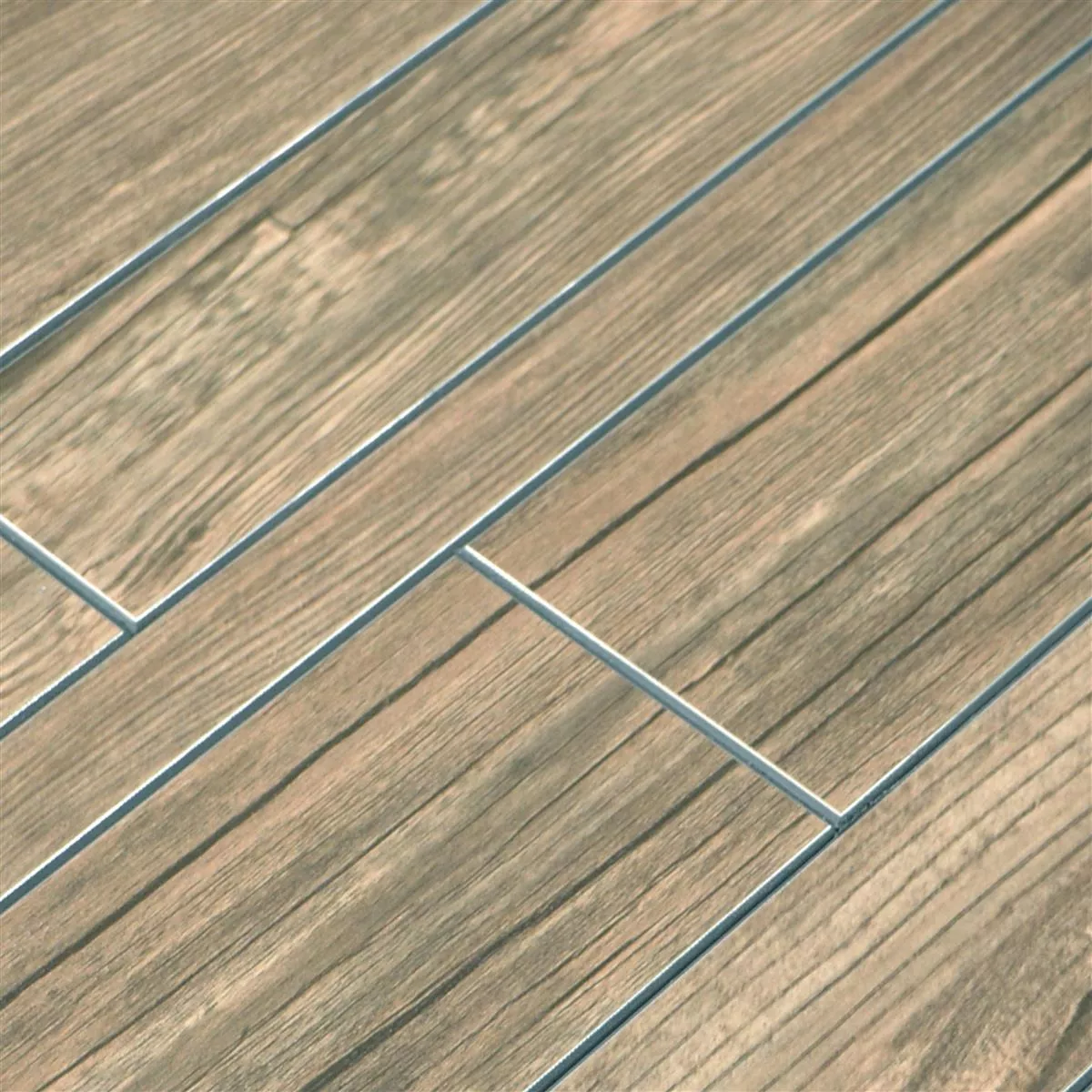 Dřevěný Vzhled Mozaiková Dlaždice Richland Samolepicí Hnědá