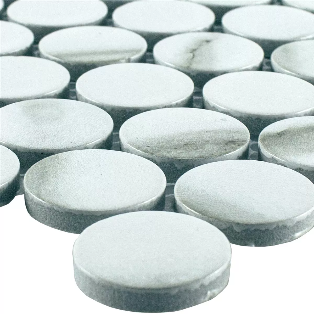 Keramika Knoflíková Zaoblený Mozaiková Dlaždice Hunter Carrara Keramika Knoflíková Zaoblený Mozaiková Dlaždice Hunter Carrara