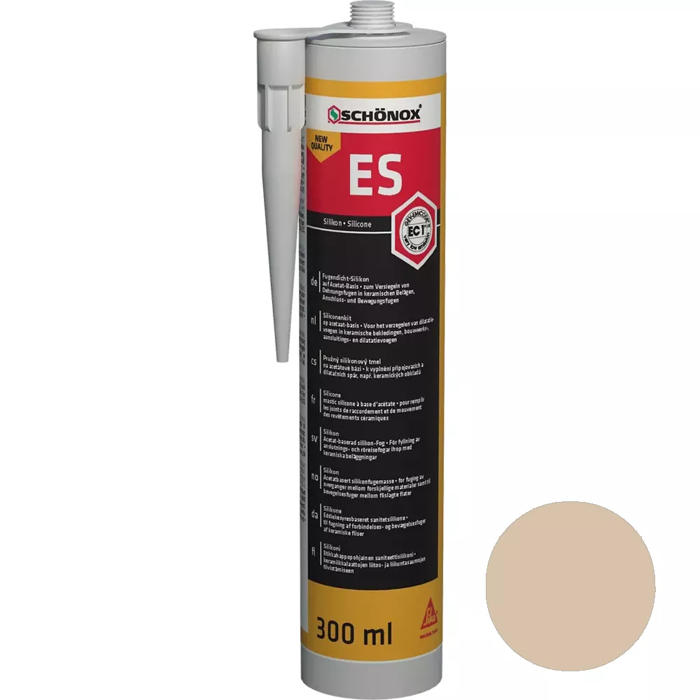 Schönox ES Jurabeige silikonový tmel na spáry (300 ml)