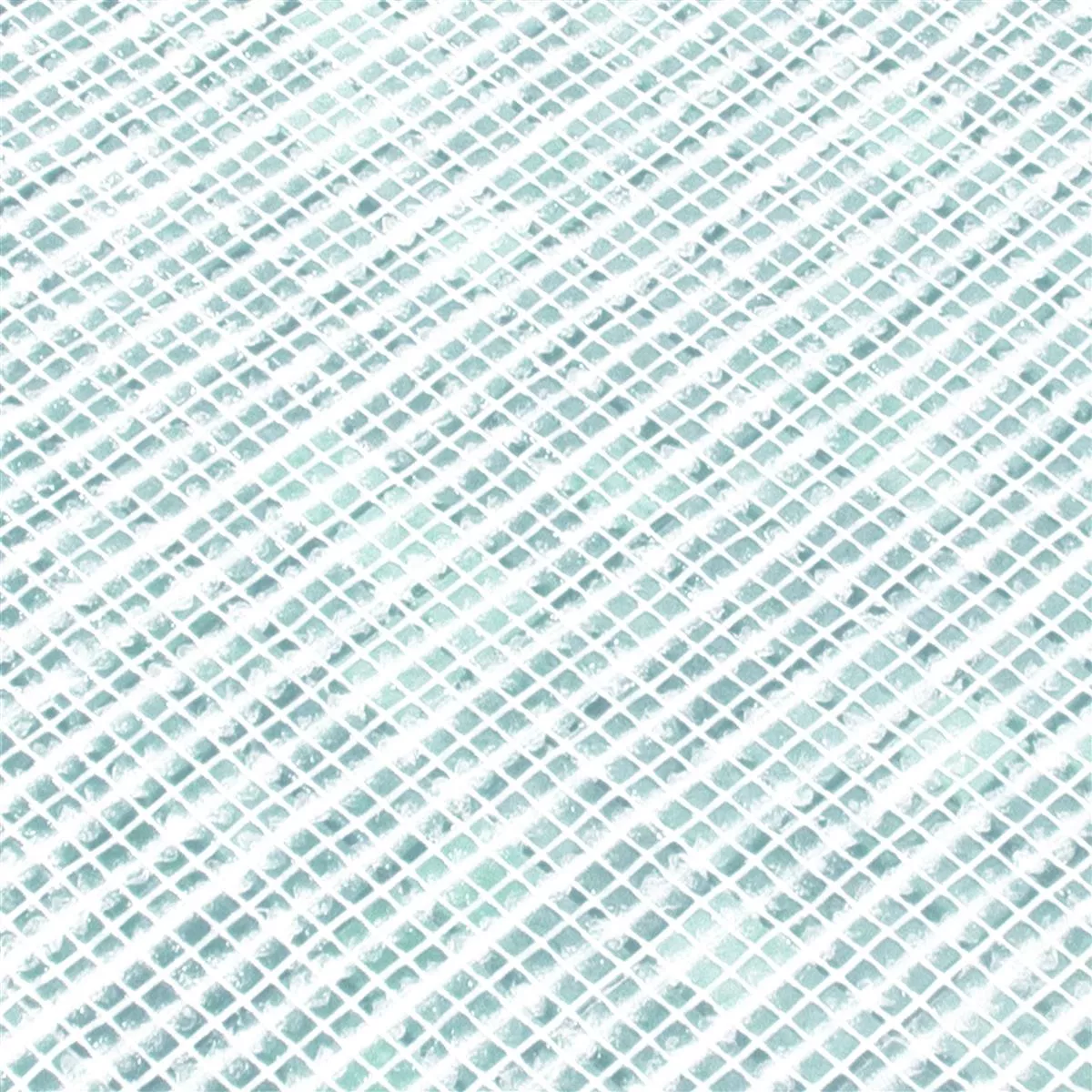 Vzorek Skleněná Mozaika Dlaždice Anastasia Mořská Modrá