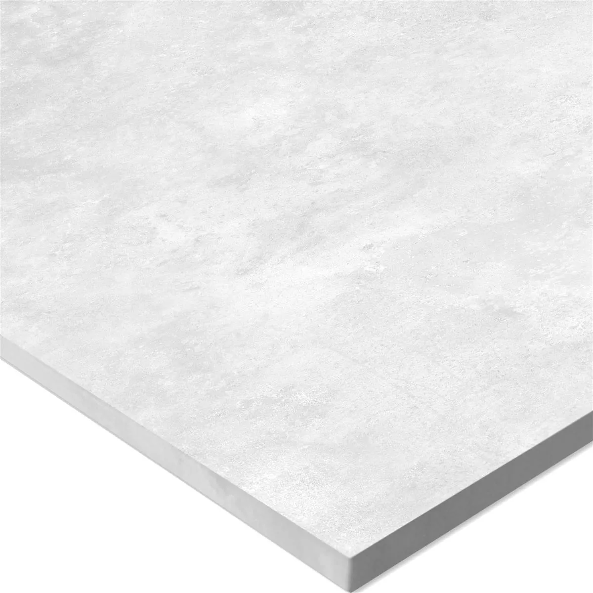 Podlahová Dlaždice Illusion Kovový Vzhled Lappato Bílá 30x60cm