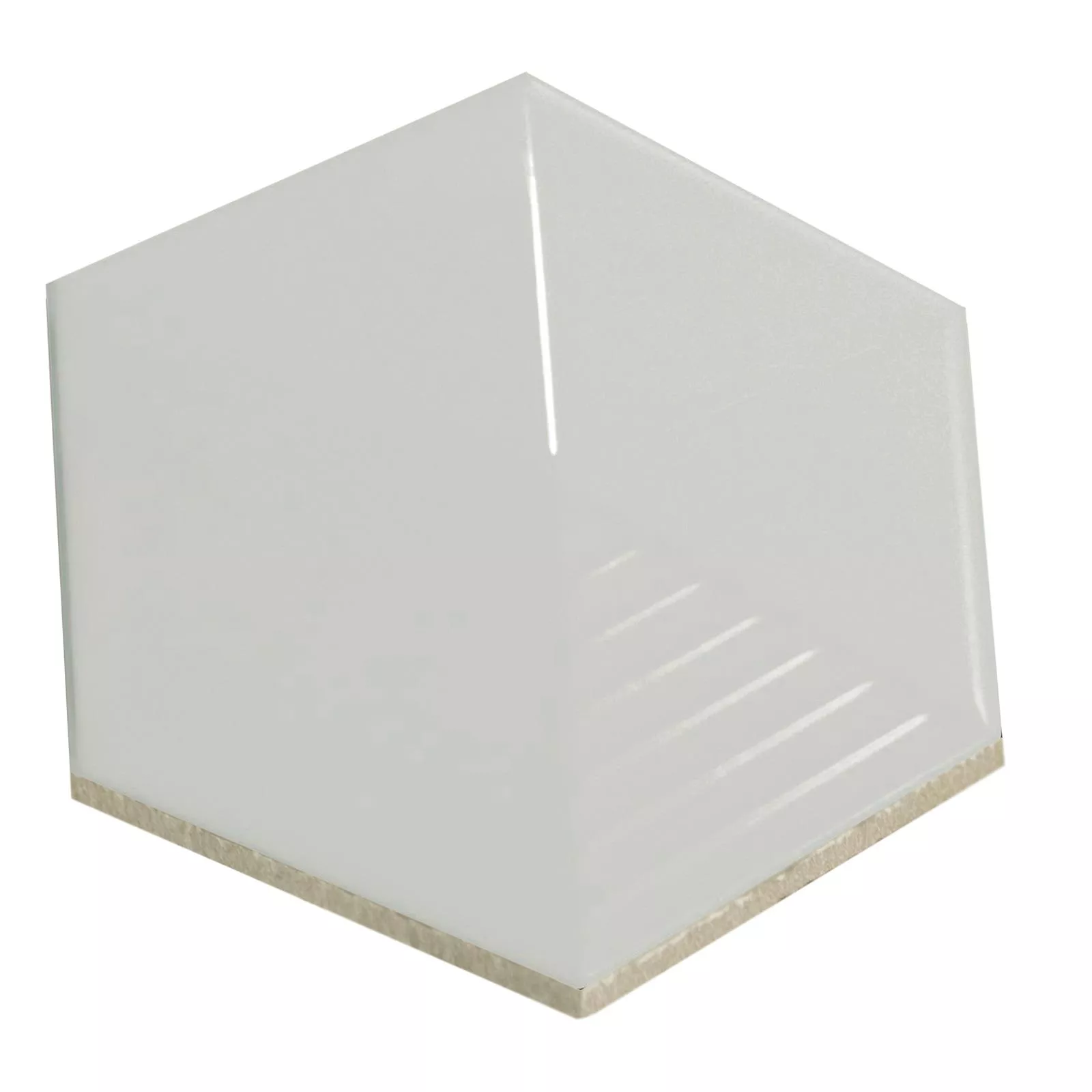 Vzorek Nástěnné Obklady Rockford 3D Šestiúhelník 12,4x10,7cm Mátová