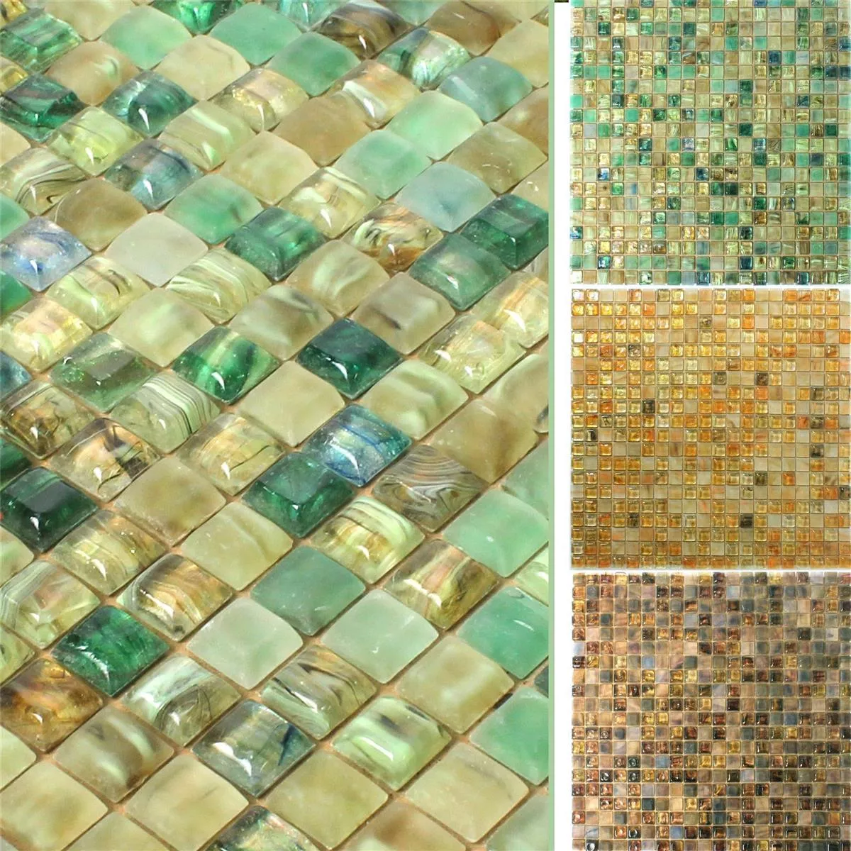 Vzorek Sklo Plavecký Bazén Mozaikové Dlaždice Pergamon