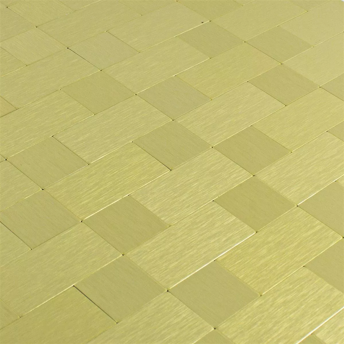 Mozaiková Dlaždice Kov Samolepicí Vryburg Zlatá Kombi