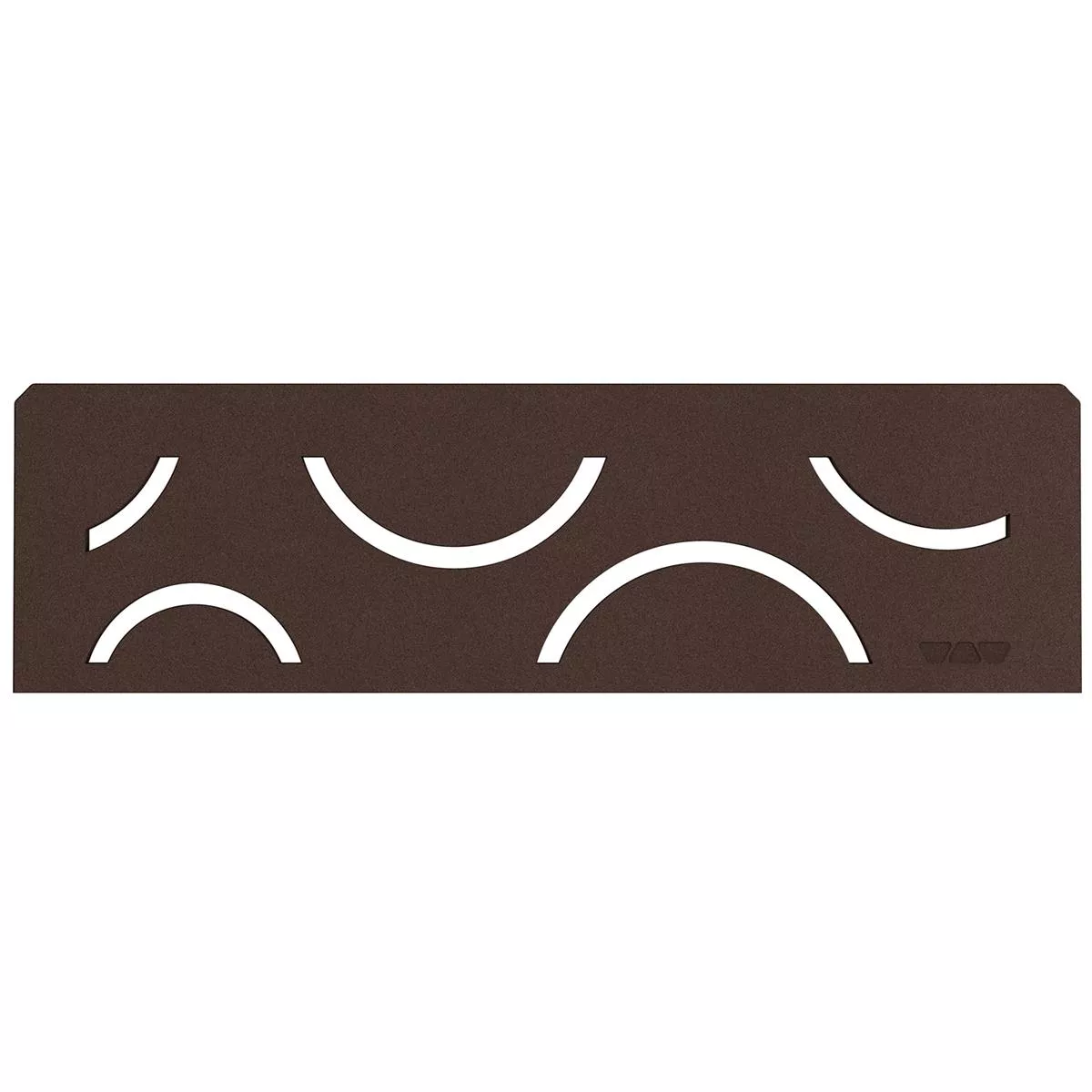 Nástěnná nástěnná police Schlüter obdélník 30x8,7cm Curve Bronze