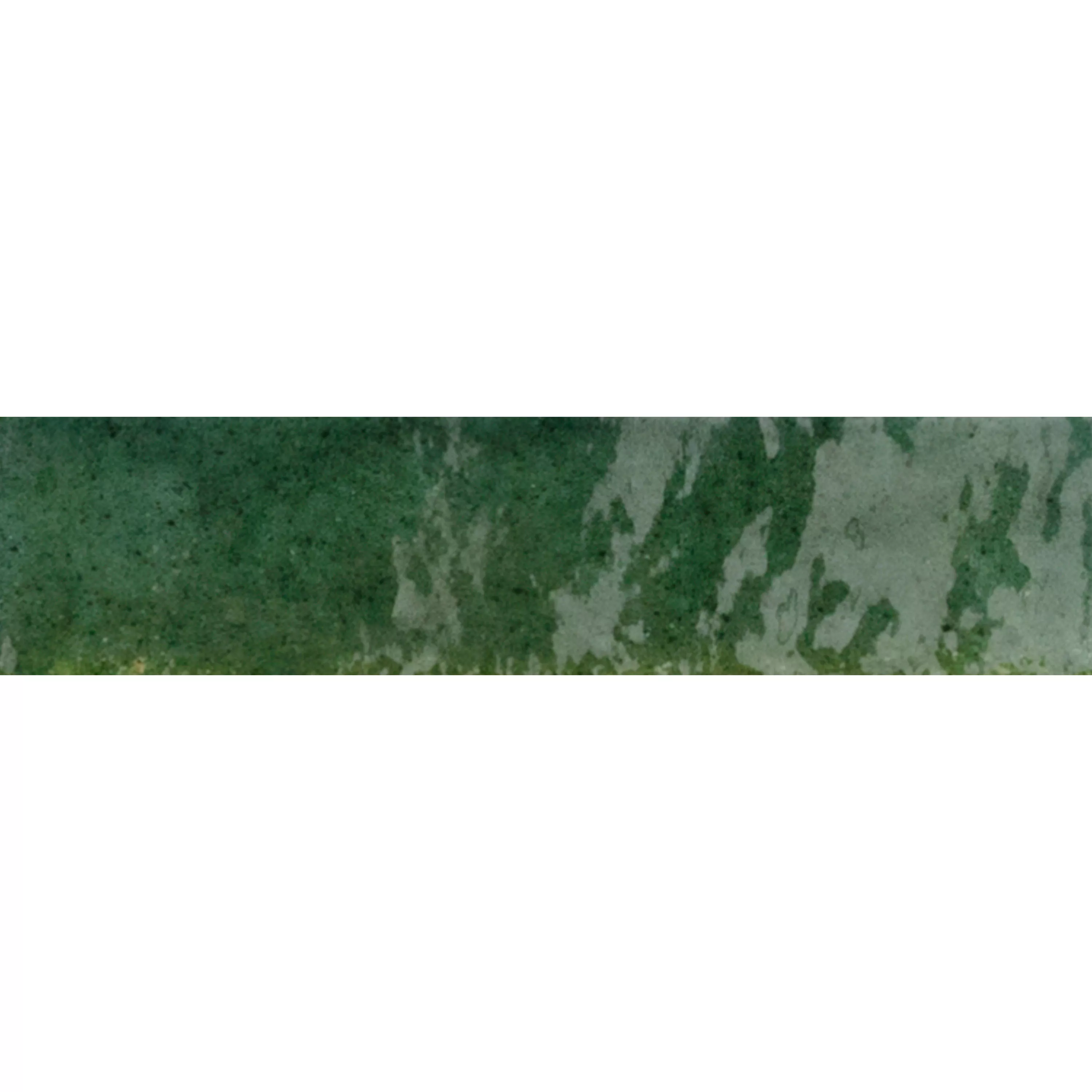 Vzorek Nástěnné Obklady Laguna Lesklá Zvlněné Zelená 6x24cm