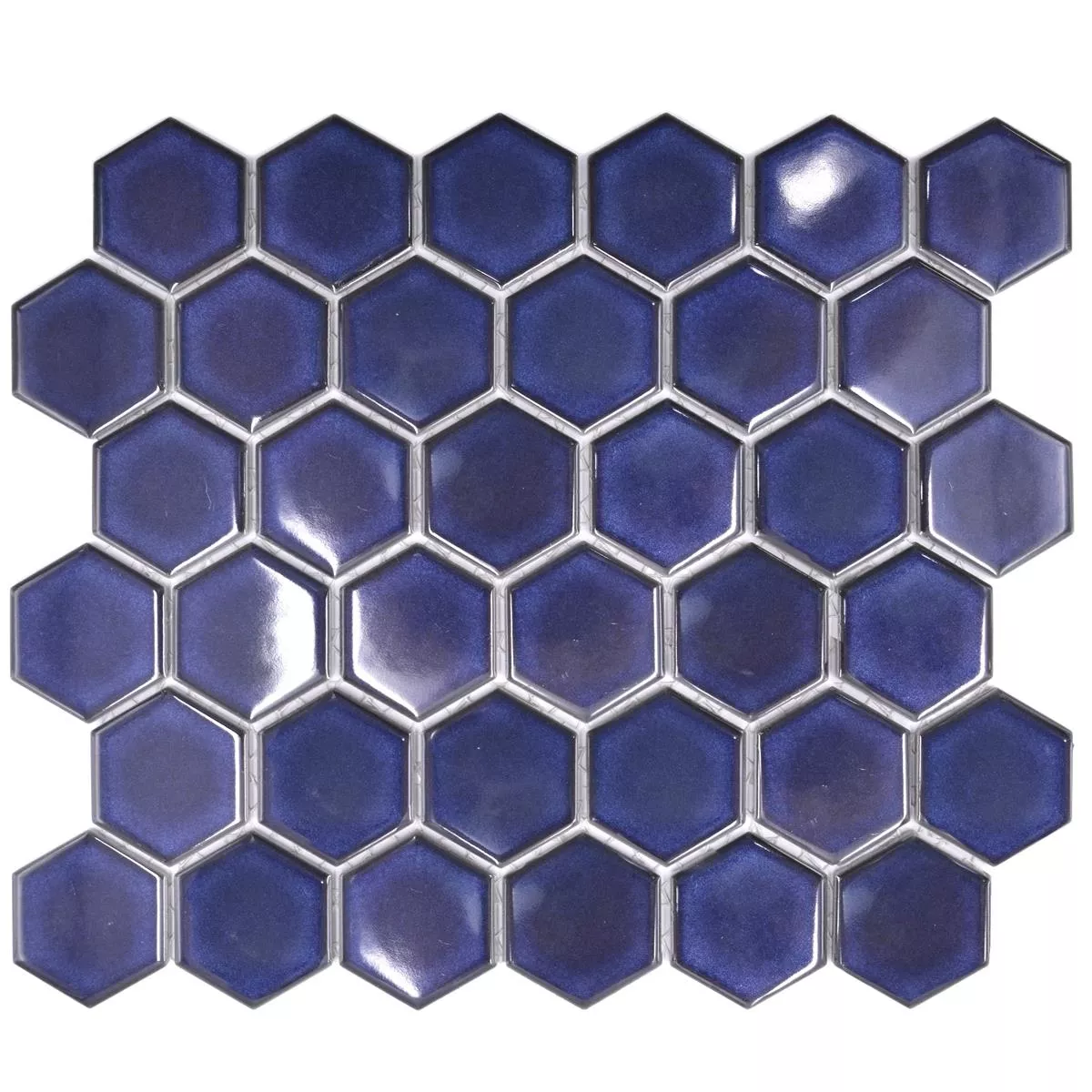 Keramická Mozaika Salomon Šestiúhelník Kobalt Modrá H51