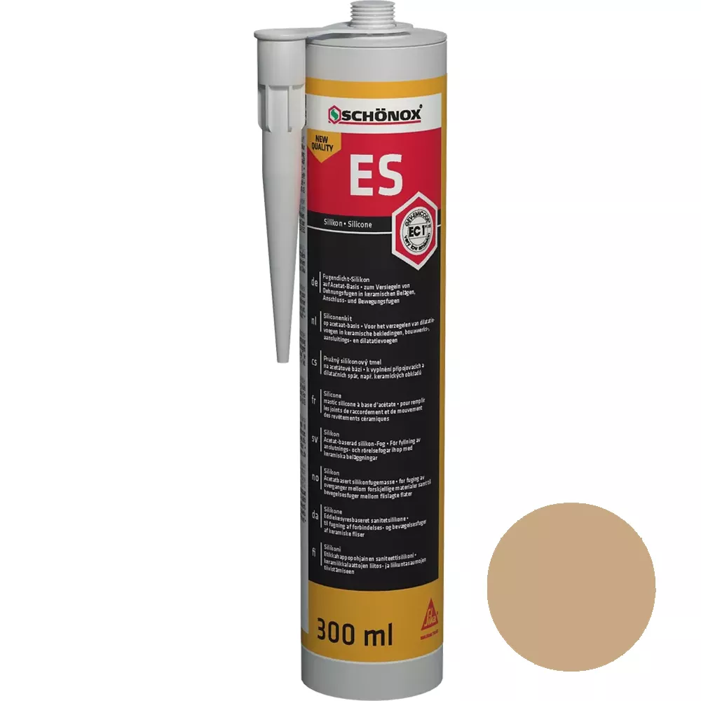 Silikonový tmel na spáry Schönox ES Caramel (300ml)