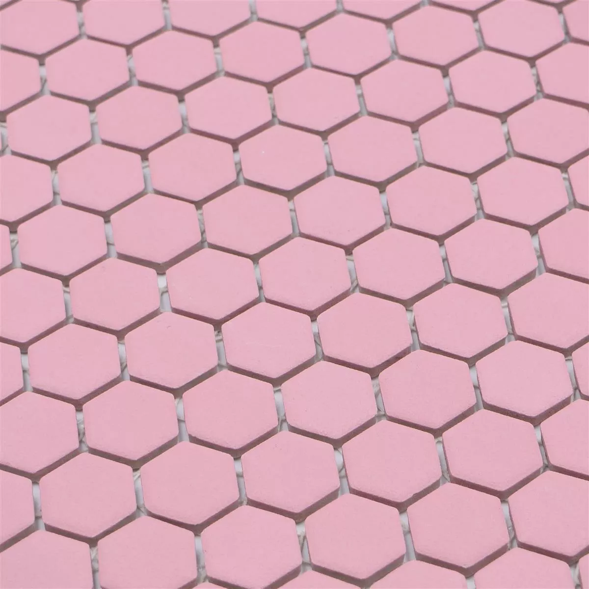 Vzorek Keramická Mozaikové Bismarck R10B Šestiúhelník Růžová H23