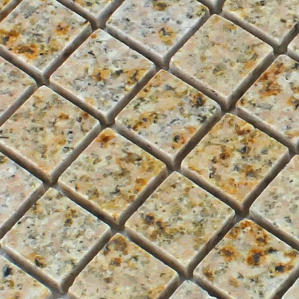 Mozaiková Dlaždice Žula 23x23x8mm Hnědá