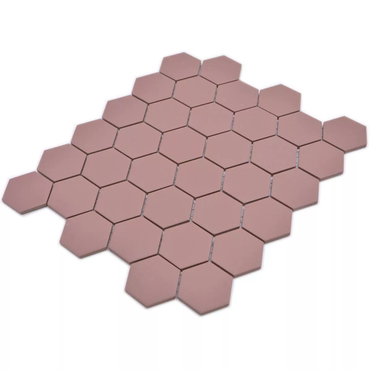 Vzorek Keramická Mozaikové Bismarck R10B Šestiúhelník Terakota H51