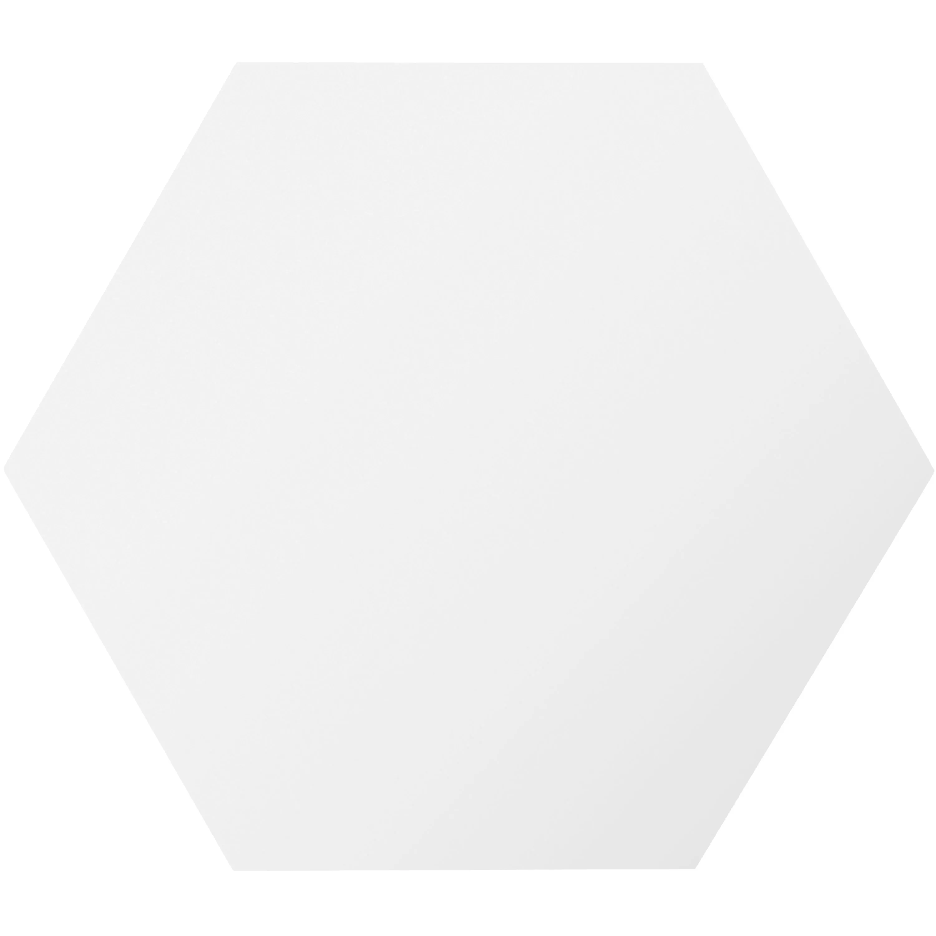 Kameniny S Porcelánovou Povrchovou Úpravou Dlaždice Modena Šestiúhelník Uni Bílá Šestiúhelník