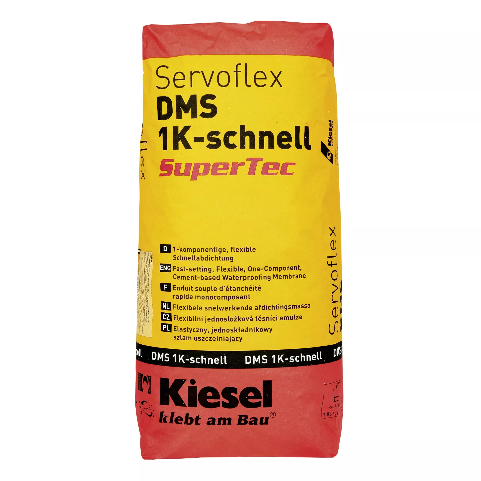 Kiesel Servoflex DMS 1K Rychlý SuperTec - Flexibilní Rychlé Utěsnění (15 KG)
