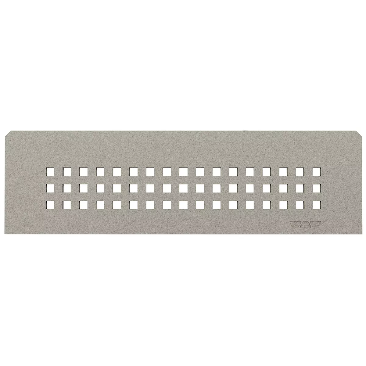 Nástěnná police Schlüter obdélníková 30x8,7 cm čtvercová šedá