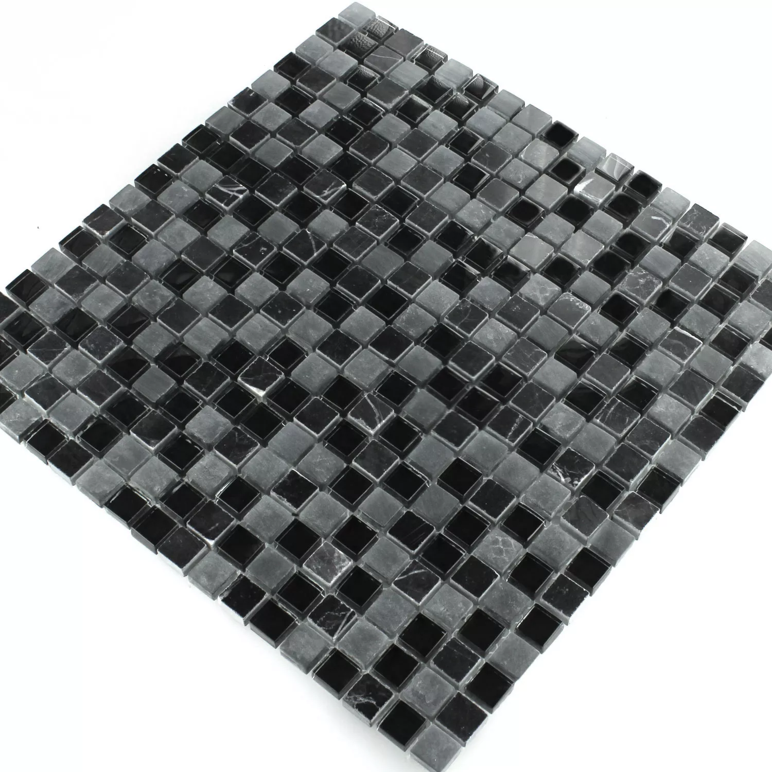 Mozaiková Dlaždice Sklo Mramor Zambia 15x15x8mm