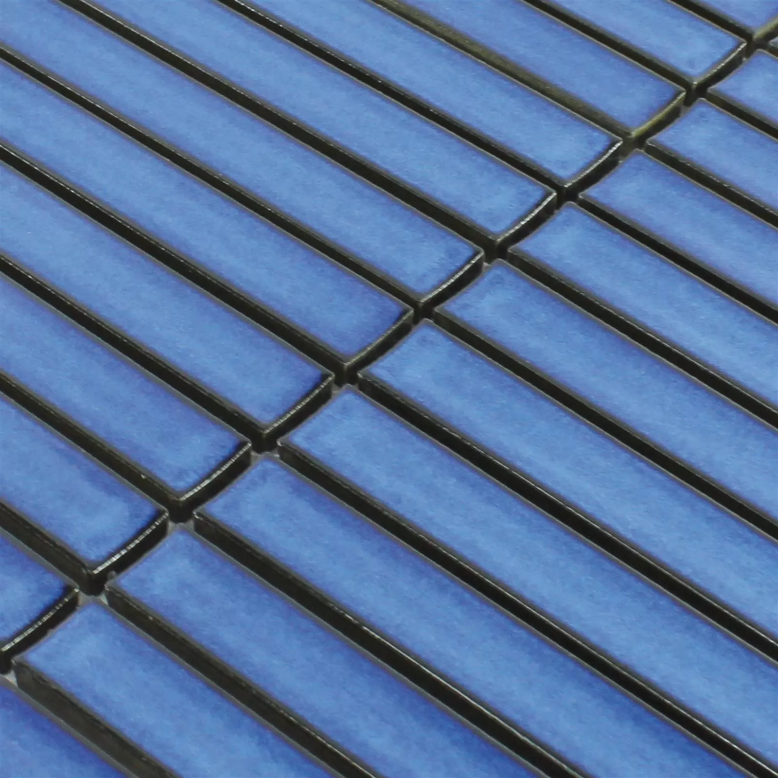 Vzorek Keramická Mozaika Dlaždice Hůlky Ontario Modrá